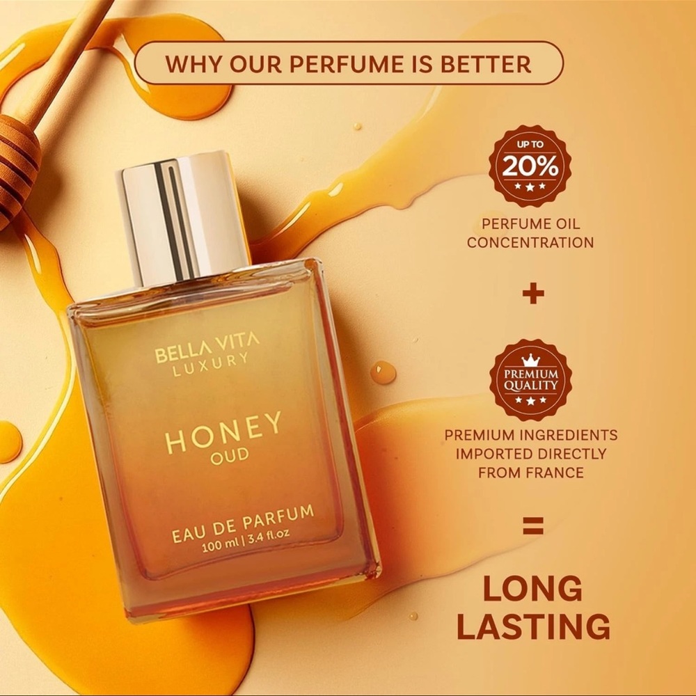 Bella Vita Luxury Honey Oud Perfume - Picture 6 of 8